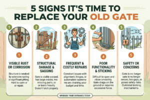 5 Signs It’s Time to Replace Your Old Gate